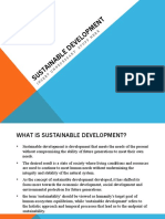 What is Sustainable Development
