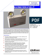 Uni2-LED: Carregador/acumulador autônomo LED de emergência