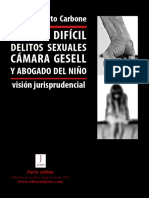 prueba-Dificil-Delitos-sexuales Camara Gesell Libro Carlos Alberto Carbone