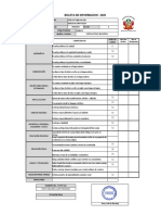 Boleta de Información - 2020: Calif. Final Del Área Eval. de Recuperación