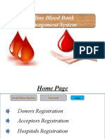 Blood Bank Management System