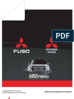 Montero 2008-2010 diagrama de instalacion de alarma