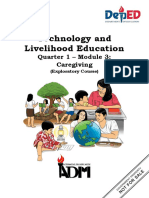Technology and Livelihood Education: Quarter 1 - Module 3: Caregiving