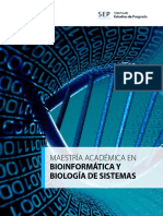 Maestria Bioinformatica y Biologia Sistemas