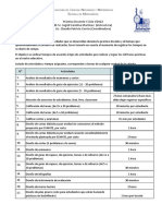 1-Distribución de Actividades y Tiempo