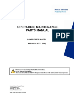 Operation, Maintenance, Parts Manual: Compressor Model XHP900SCAT-T1