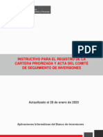 Instructivo Modulo Cartera y Acta de Acuerdos