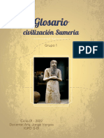 Glosario de La Civilización Sumeria - Grupo 1
