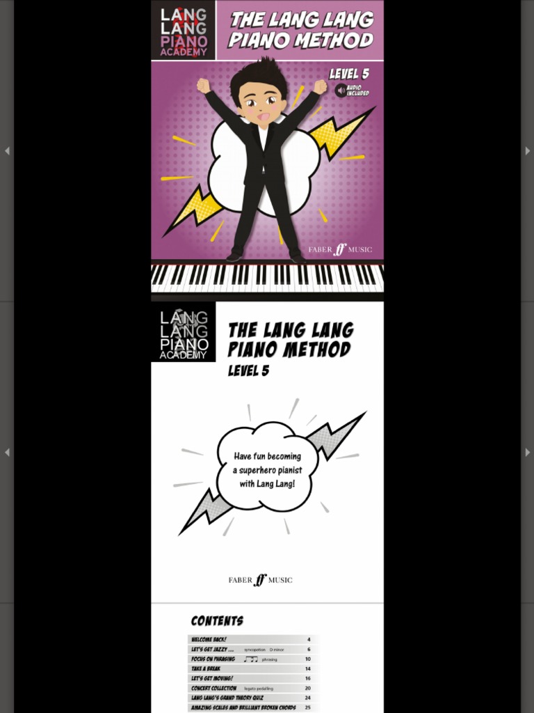 The Lang Lang Piano Method 5巻セット ピアノテキスト カッコよく弾き
