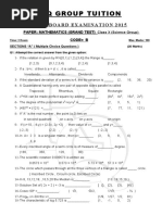 Mathematics Fill-in-the-Blanks Quiz | PDF | Mathematical Concepts ...