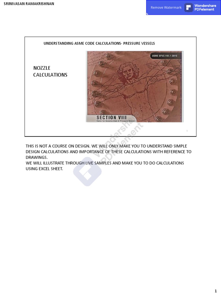 Microsoft PowerPoint - NOZZLE CALCULATIONS FINAL | PDF | Applied And ...