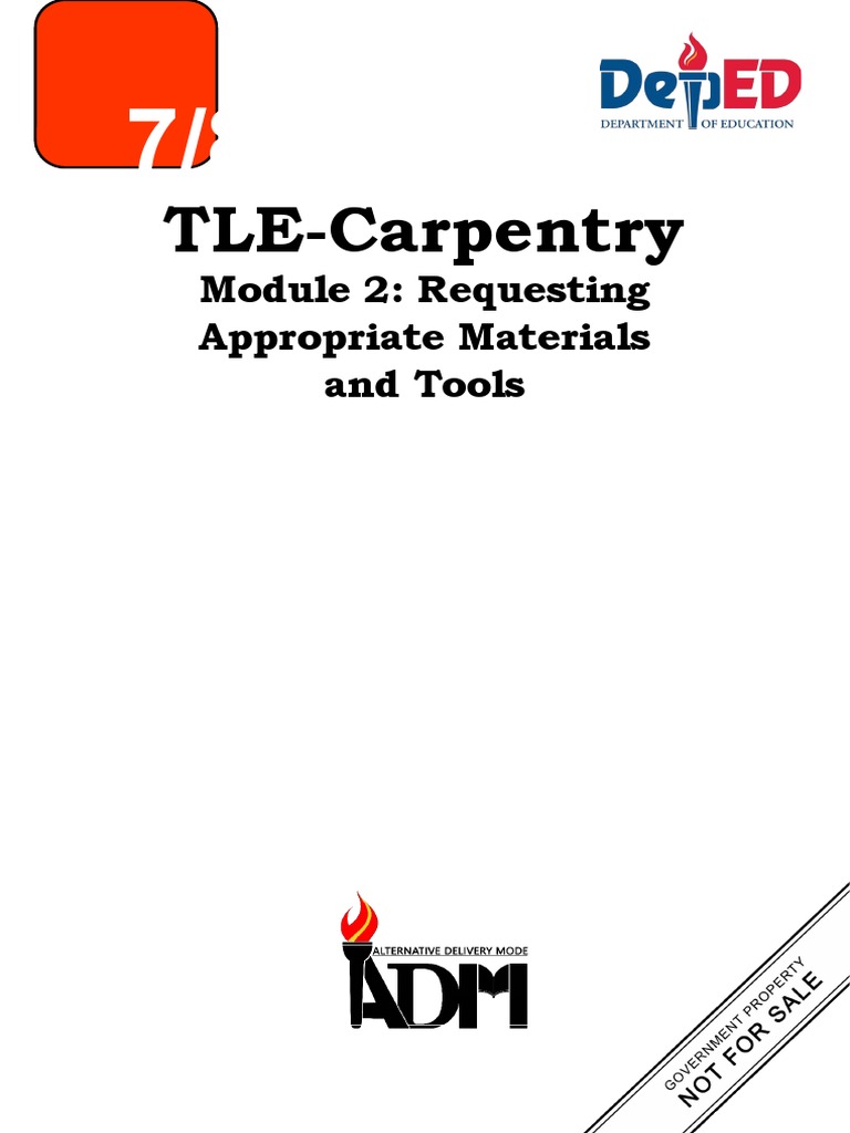 TLE 7 - 8 - Carpentry - Module 2 | PDF