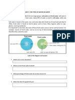Unit 1 - The Types of Water On Earth