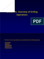 Lecture #1 - Overview of Drilling Operations