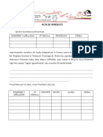 Acta de Veredicto de Proyecto