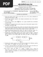 DSP Online Mid Exam 2020