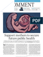 Comment: Support Mothers To Secure Future Public Health