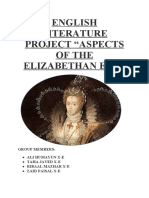 SOCIAL ASPECTS OF THE ELIZABETHAN ERA Updated