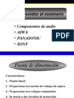 Seminario sobre componentes de audio y fuentes de alimentación