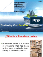 Research Methodology: Literature