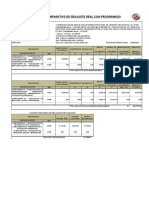 Cuadro Comparativo de Reajuste Real Con Programado