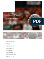 Bachelor Thesis Presentations: Dr. Sjoerd Stuit