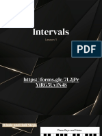 intervals - lesson 1