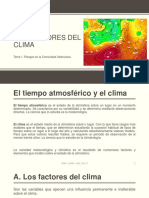 Tema 1. Los Factores Del Clima
