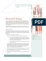 Research Essay: Assignment