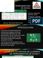 Barra de Herramientas de Excel M.