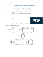 8.1 Teoria Preliminar Sistema de Ecuaciones Lineales de Primer Orden