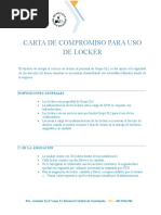 Reglamento de Uso de Lockers en Empresa | PDF | Business