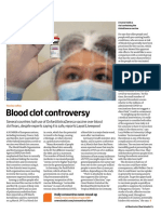 Blood Clot Controversy