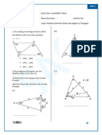 HW30 - Week 32 - Relation Between Sides and Angles in Triangles