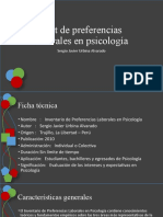 UC2 Test de Preferencias Laborales en Psicología