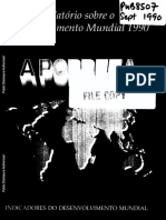 Relatorio Sobre o Desenvolvimento Mundial - 1990