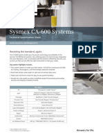 Global Sysmex CA-600