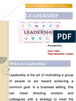 Leadership - Sana Ullah