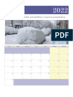 Plantilla Calendario Enero