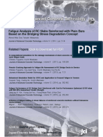 Fatigue Analysis of RC Slabs Reinforced With Plain Bars Based On The Bridging Stress Degradation Concept