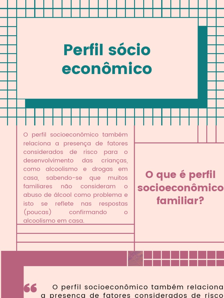 Perfil Sócio Econômico | PDF
