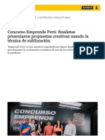 Concurso Emprende Perú_ finalistas presentaron propuestas creativas usando la técnica de sublimación _ PUBLIRREPORTAJE _ EL COMERCIO PERÚ
