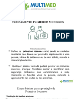 Treinamento Primeiros Socorros