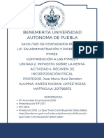 Actividad 4. Régimen de Incorporación Fiscal