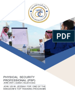 Physical Security Professional (PSP) : Join Us in Jeddah For One of The Kingdom'S Top Training Programs