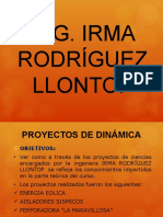 Proyectos de dinámica y estática de la Ing. Irma Rodríguez
