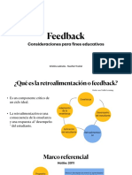 Feedback efectivo en educación