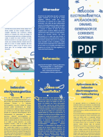 Tríptico - Inducción Electromagnética, Aplicación Del Dinamo, Generador de Corriente Continua