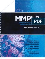 Mmpi-2 Inventario Multifasetico de La Personalidad Minnesota - 2 Edicion Revisada