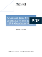 A Cap and Trade System v. Alternative Policies To Curb U.S. Greenhouse Gases